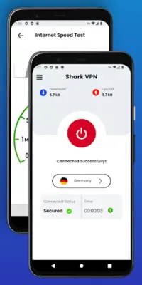 Shark VPN android App screenshot 1